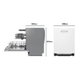 MÁQUINA DE LAVAR LOUÇA LG - DB375TXS