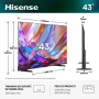 QLED HISENSE - 43E7S